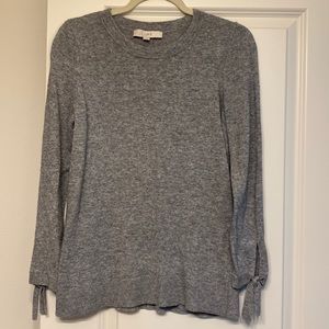 Loft Gray Crewneck Sweater - Small